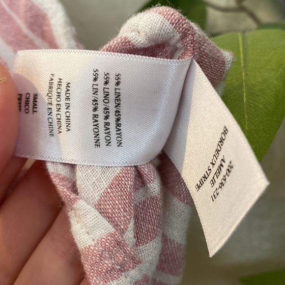 rails linen cropped flannel | small - Picture 2 of 6